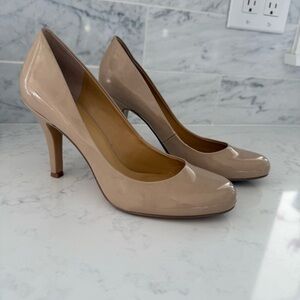 Nine West Beige Ambitious Heels, 8